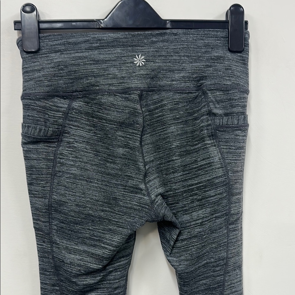 Athleta Gray High-Waisted Leggings M - Picture 6 of 6